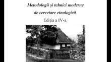Masa rotundă Metodologii și tehnici moderne de cercetare etnologică.Ediția a IV-a. 5 octombrie 2023