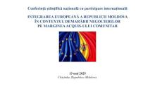 Conferință științifică internațională dedicată Zilei Europei, ICJPS al USM, 13.05.2025