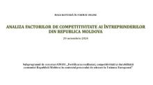 MASA ROTUNDĂ „ANALIZA FACTORILOR DE COMPETITIVITATE AI ÎNTREPRINDERILORDIN REPUBLICA MOLDOVA”