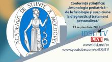 19.09.25, 13:00 | Imunologia pediatrică – de la fiziologie și suspiciune la diagnostic și tratament