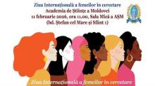 Ziua Internațională a femeilor în cercetare la Academia de Științe a Moldovei