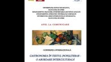 Conferința internaționă „Gastronomia în textul (non)literar -o abordare interculturală”_TILA