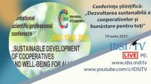 19.06.25, 10:00 | Conferința: Dezvoltarea sustenabilă a cooperativelor şi bunăstare pentru toți