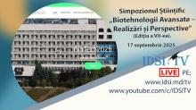 Biotehnologii Avansate – Realizări și Perspective. Secțiunea plenară.