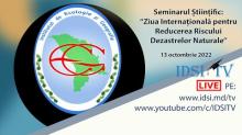 13.10.2022, 14:00 | Seminar: Ziua Internațională pentru Reducerea Riscului Dezastrelor Naturale
