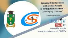 14.11.24, 10:00 | Congresul VIII al fiziologilor din Republica Moldova cu participare internațională