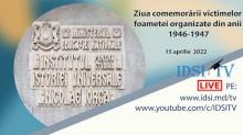 15.04.22 | Masa rotundă dedicată Zilei comemorării victimelor foametei organizate din anii 1946-1947