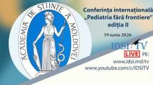 19.06.26, 9:30 | Conferința internațională la AȘM - Pediatria fără frontiere