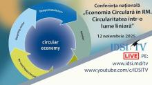 12.11.2025, 9:00 | Conferința: Economia Circulară în RM. Circularitatea într-o lume liniară